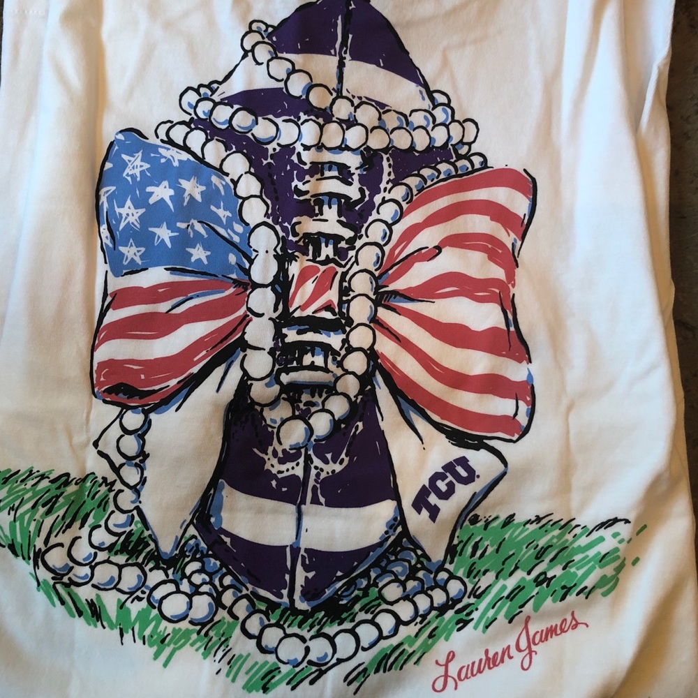 Lauren James TCU short sleeve T-shirt new!